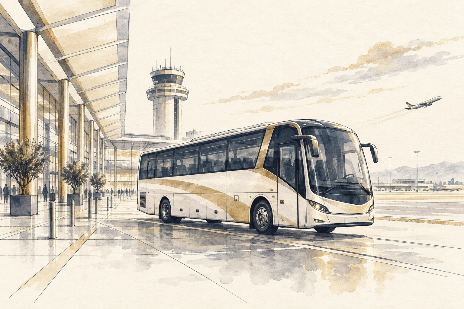 Illustrazione: Collegamenti aeroportuali